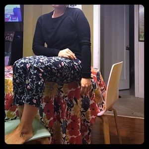 Loft dress pant, Floral capri “Riveria Pant” 8P